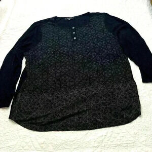 B.L.E.U. Longsleeved‎ top size 1X